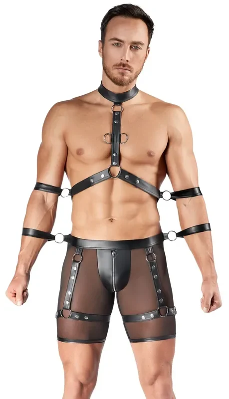 Herren Harness mit Pants aus elastischem Material