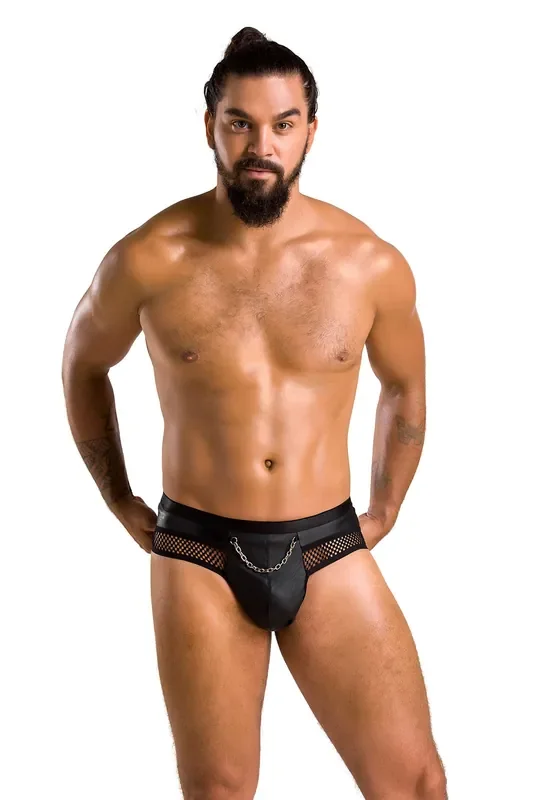 Herren Mattlook Jock mit Netzeinsätzen und Metallkette