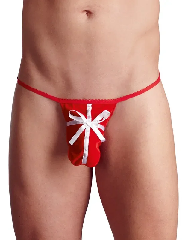 Herren String rot