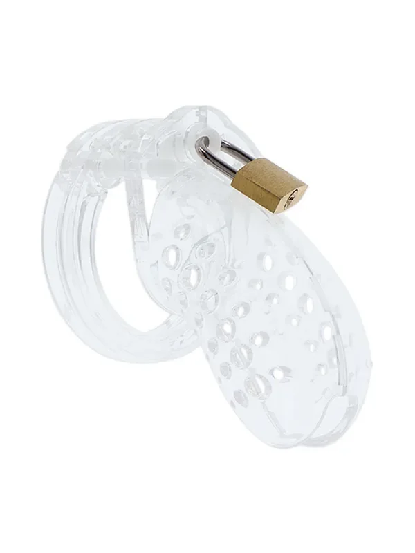 Hidden Desire Extreme Chastity Cock Cage Acrylic Keuschheitskäfig, transparent