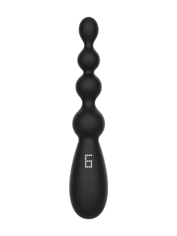 Hidden Desire Extreme Tetra Thrill Anal-Vibrator, schwarz