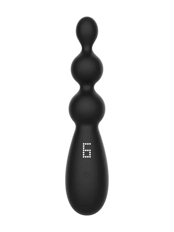 Hidden Desire Extreme Triple Thrill Anal-Vibrator, schwarz