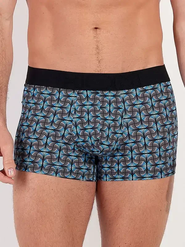 HOM Aloys Boxer Brief, dark grey print