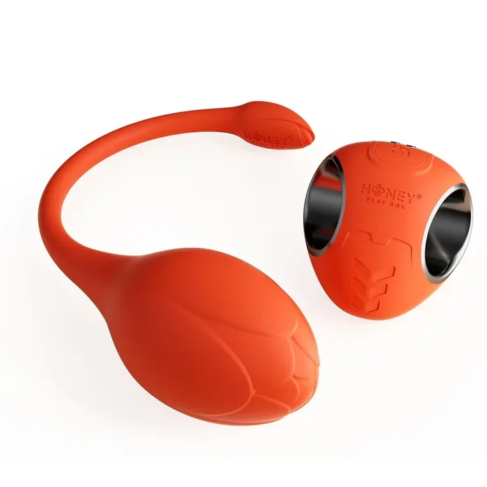 HoneyPlayBox – LILI App-gesteuerter Eier-Vibrator Orange
