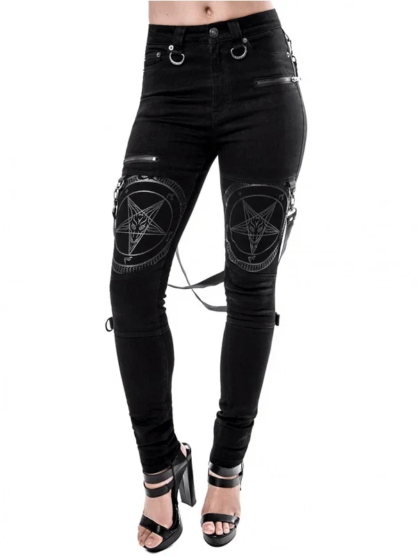 Hose mit Pentagrammaufdruck