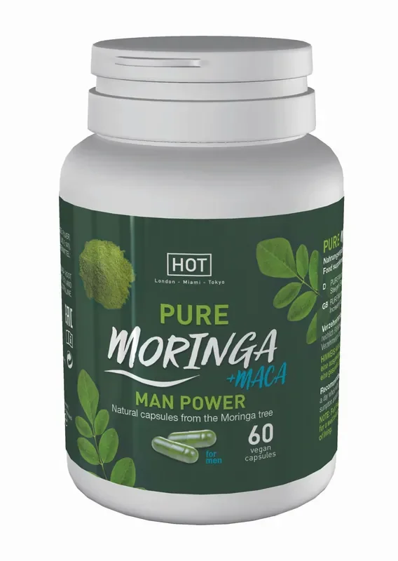HOT BIO – Moringa Power-Kapseln für Männer – 60 Stk.