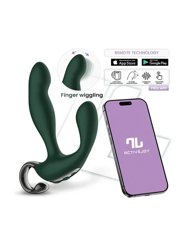 IntoYou Greeny Appgesteuerter Analvibrator, grün