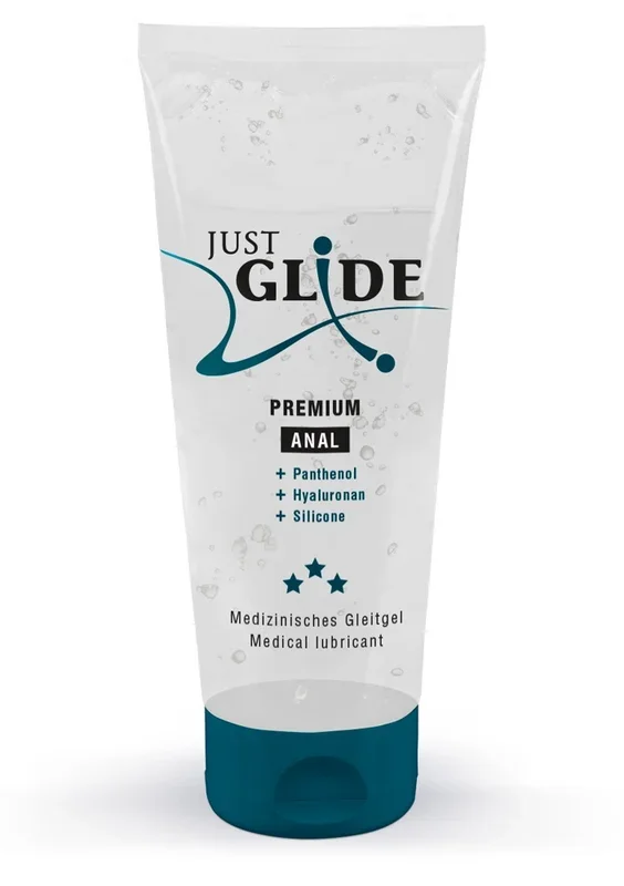 Just Glide Premium Anal Gleitgel mit Hyaluron und Panthenol 200 ml