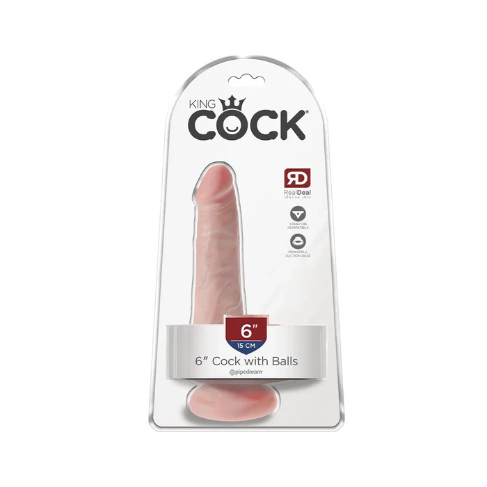 King Cock 6″ – 15 cm Cock with Balls Realistischer Dildo