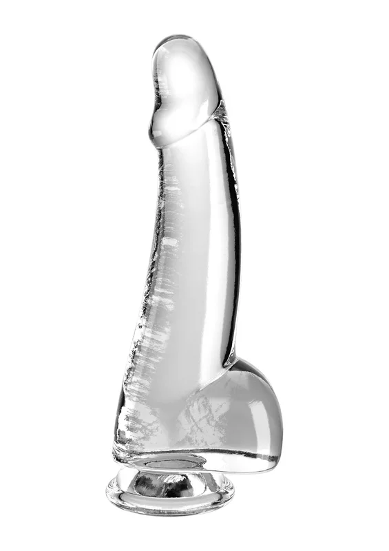King Cock Cock Clear 7,5″ with balls