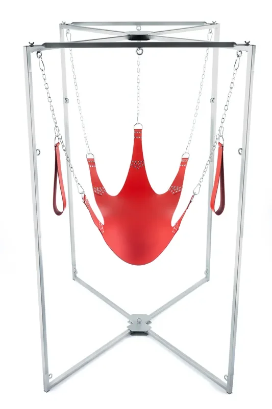 Kit Sling Leder 5 Punkte Rot Armatur Grau