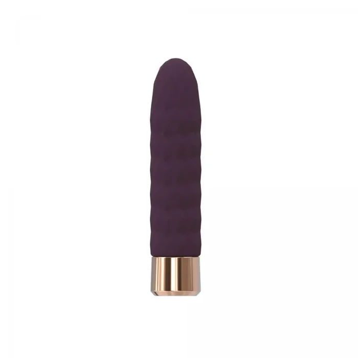 Klassischer Vibrator Juni – Lila/Gold