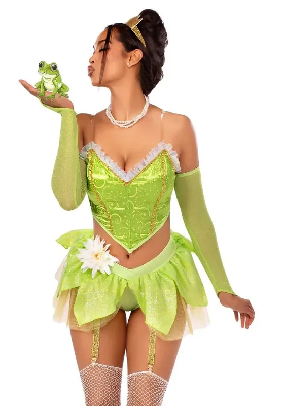 Kostüm – Froschprinzessin – Grün