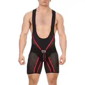 Krish Backless Body Black-Red