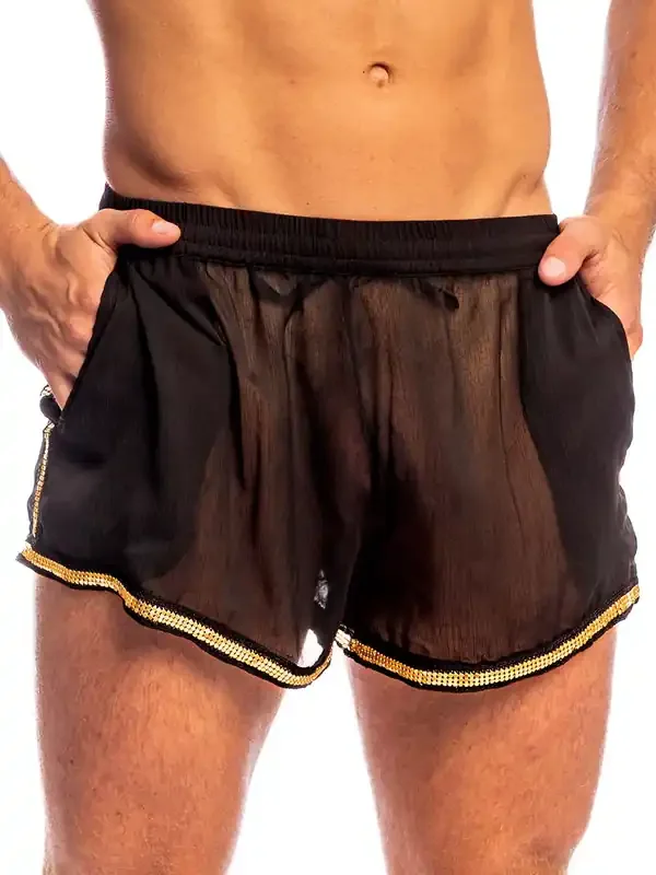 L‘Homme Stellaro Shorts, schwarz
