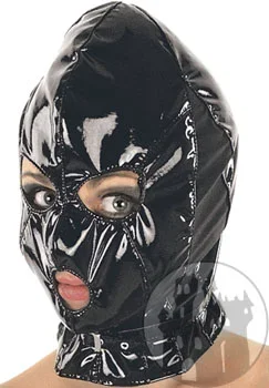 Lack Damen Maske mit elastischen Streifen