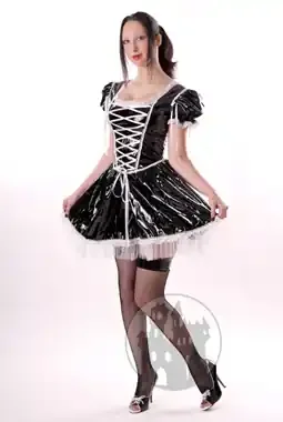 Lack Gothic-Lolita Minikleid