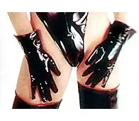 Lack Handschuhe – kurz