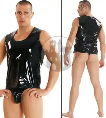 Lack Shirt ärmellos
