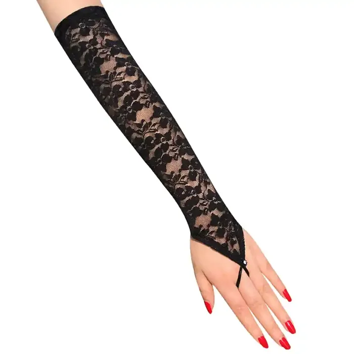 Lange Mitts Nessa Schwarz