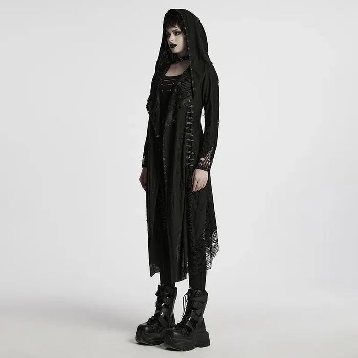 langer Cardigan im Post-Apocalyptic-Stil