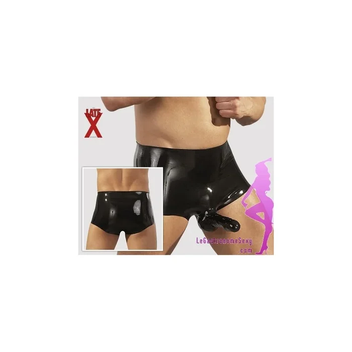 Latex-Boxer-Short mit Penishülle