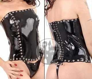 Latex Corsage mit Verzierungen