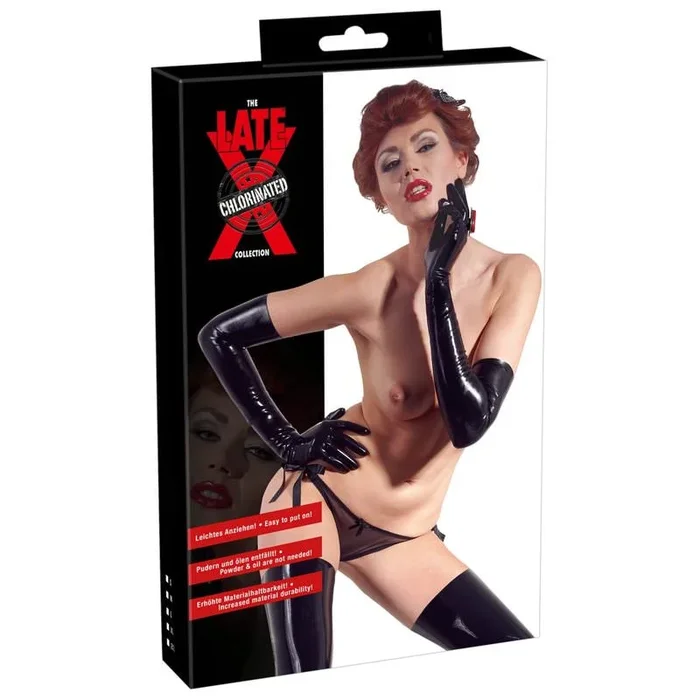 Latex Handschuh chloriert