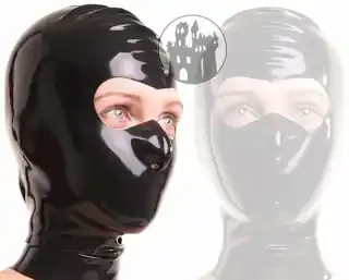 Latex Maske – offene Augenpartie, Mund geschl.
