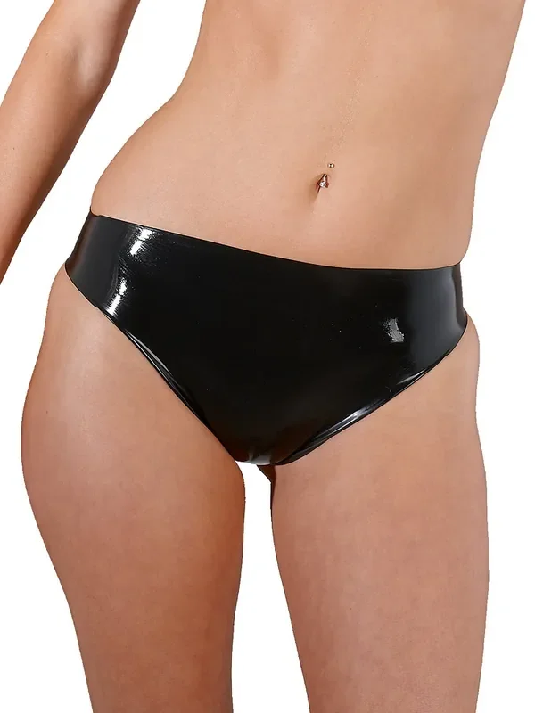 Latex-Slip, schwarz