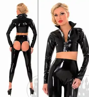 Latexjacke kurz
