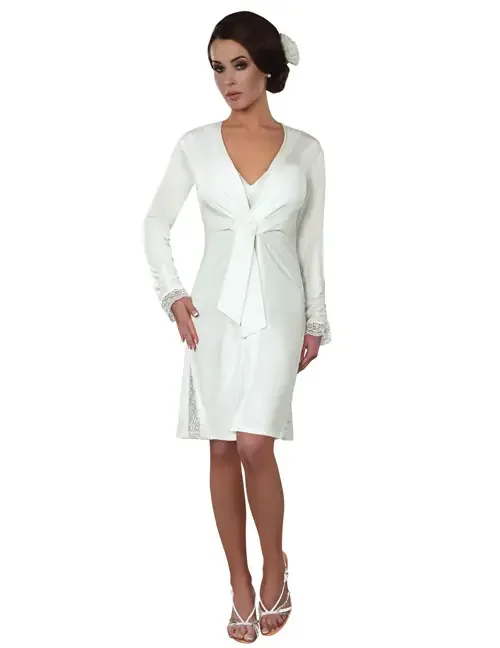 LAVINIA Morgenmantel LC 90023 weiss