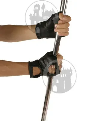 Leder Handschuhe fingerlos