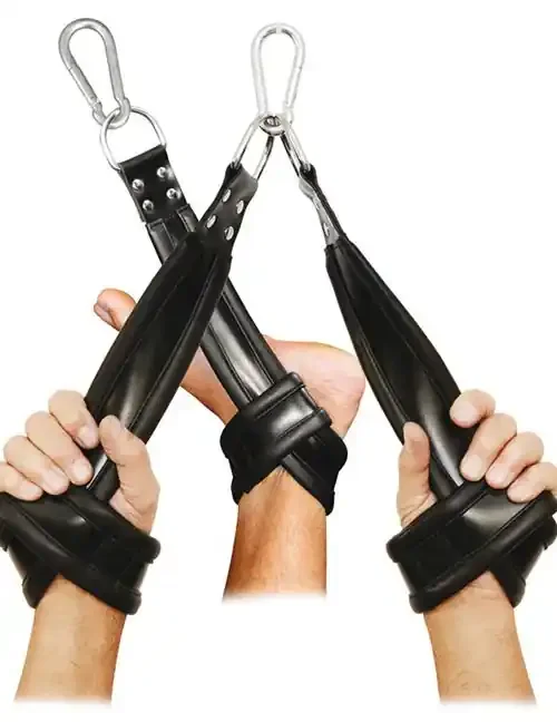 Leder Hängefessel mit Karabiner