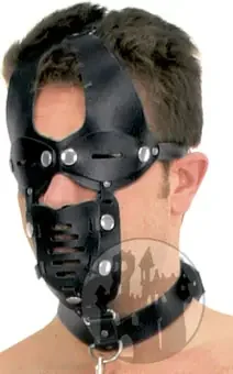 Leder Herren Kopf Harness