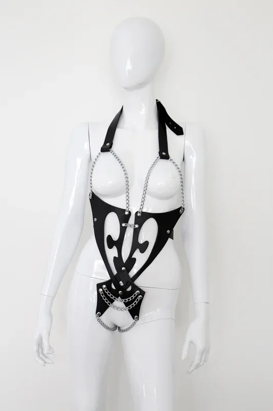 Leder-Ketten Body