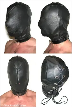 Leder Kopfmaske ‘Total Enclosure‘