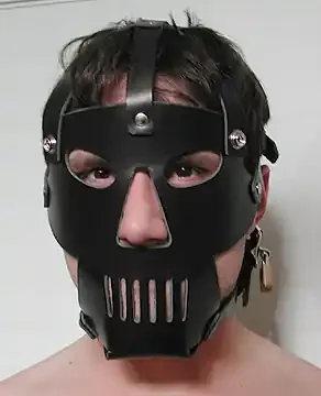 Leder Maulkorb ‘Punisher‘