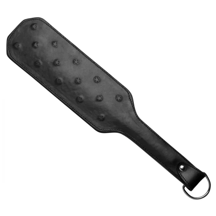 Leder Paddle mit Stacheln