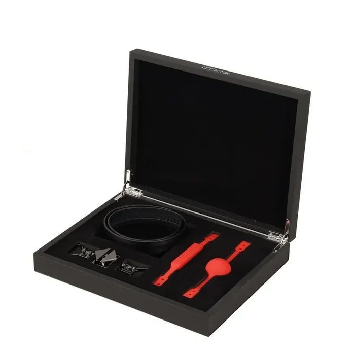 LOCKINK – Ball-Gag & Gag-bite Set – schwarz
