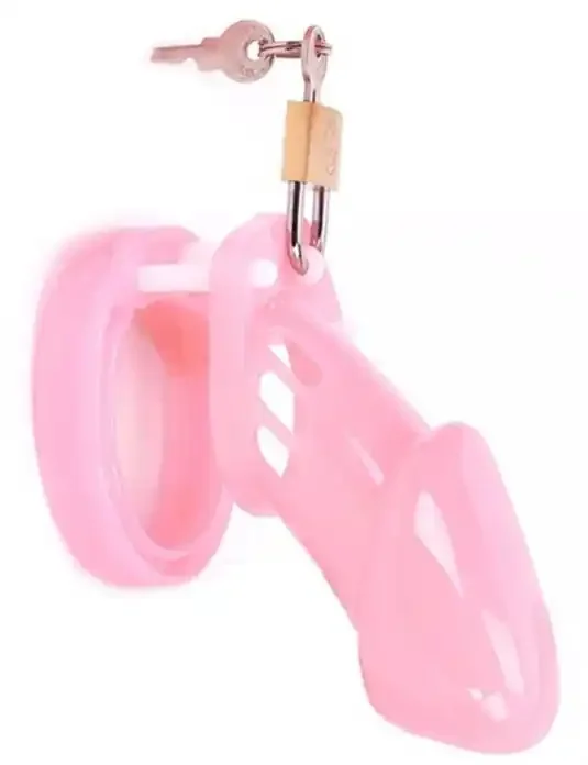 Locky Keuschheits-Käfig 8 x 3,3 cm Rosa