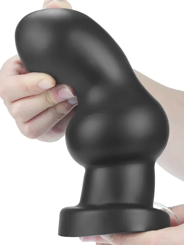 LOVE TOY King Size Anal Rammer 7“ Vibro-Analplug, schwarz