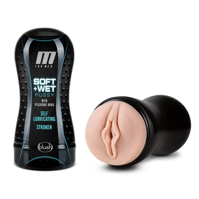 M for Men – Soft and Wet – Muschi mit Lustkugeln – Selbstbefeuchtend