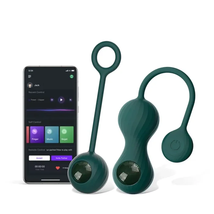 Magic Motion – Duo Smart Kegel-Vibrator mit Gewichten – Grün