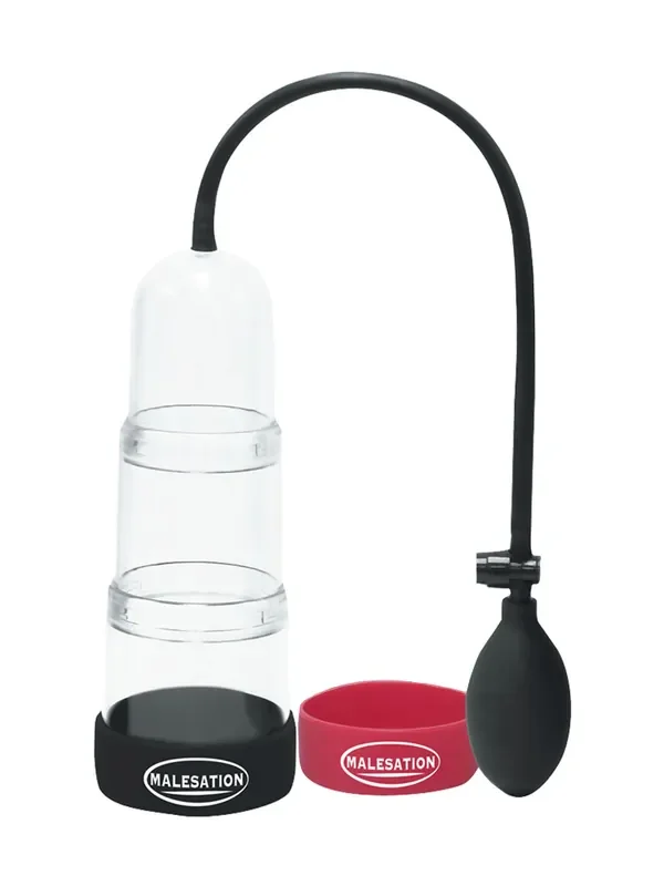 Malesation Penis Pump Traveller Penispumpe, transparent