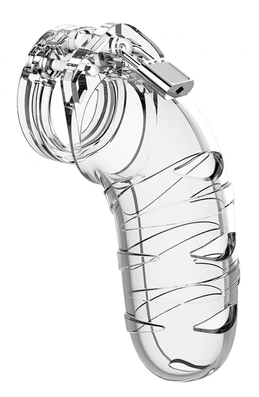 ManCage Keuschheitskäfig Modell 05 14 x 4,5 cm Klar