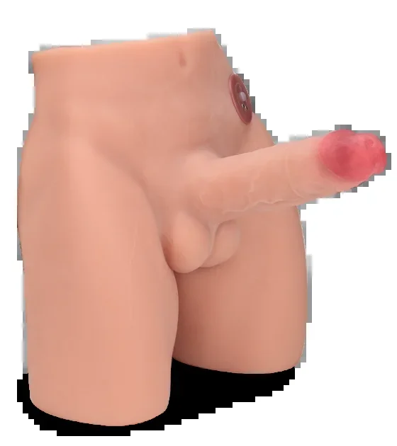 Männlicher Sextorso Anus und Penis mit Vibration und Stoßfunktion Jonas 4 kg