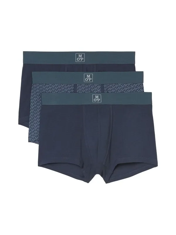 Marc O´Polo Essentials Trunk 3er Pack, blue mirage