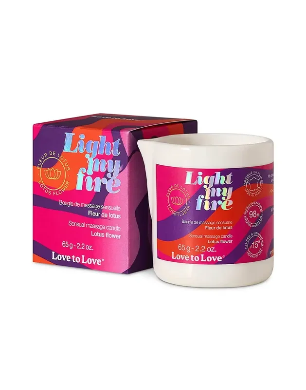 Massagekerze – Lotusblüte – 65 g
