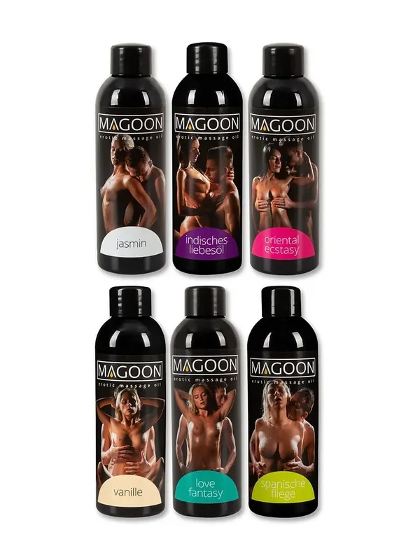 Massageöl-Set 6er Pack (6 x 100ml)